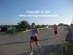 Lead woman runner at the 2010 Outrigger's 5K